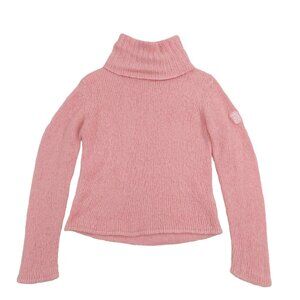 Marina Militare Mohair Blend Turtleneck Sweater Knit Pink Women's L (Runs Small)